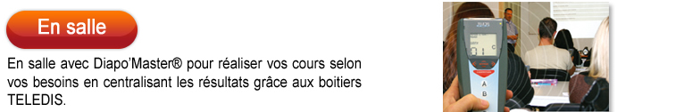 En salle, avec Diapo'Master